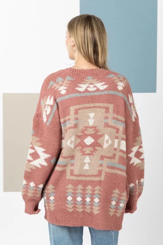 Ashton Aztec Knit Cardigan