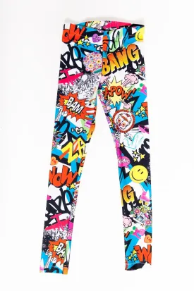 Bam! Pop! Kids Leggings