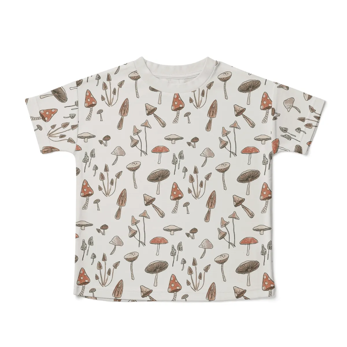 Bamboo Organic Cotton T-Shirt - Toadstool