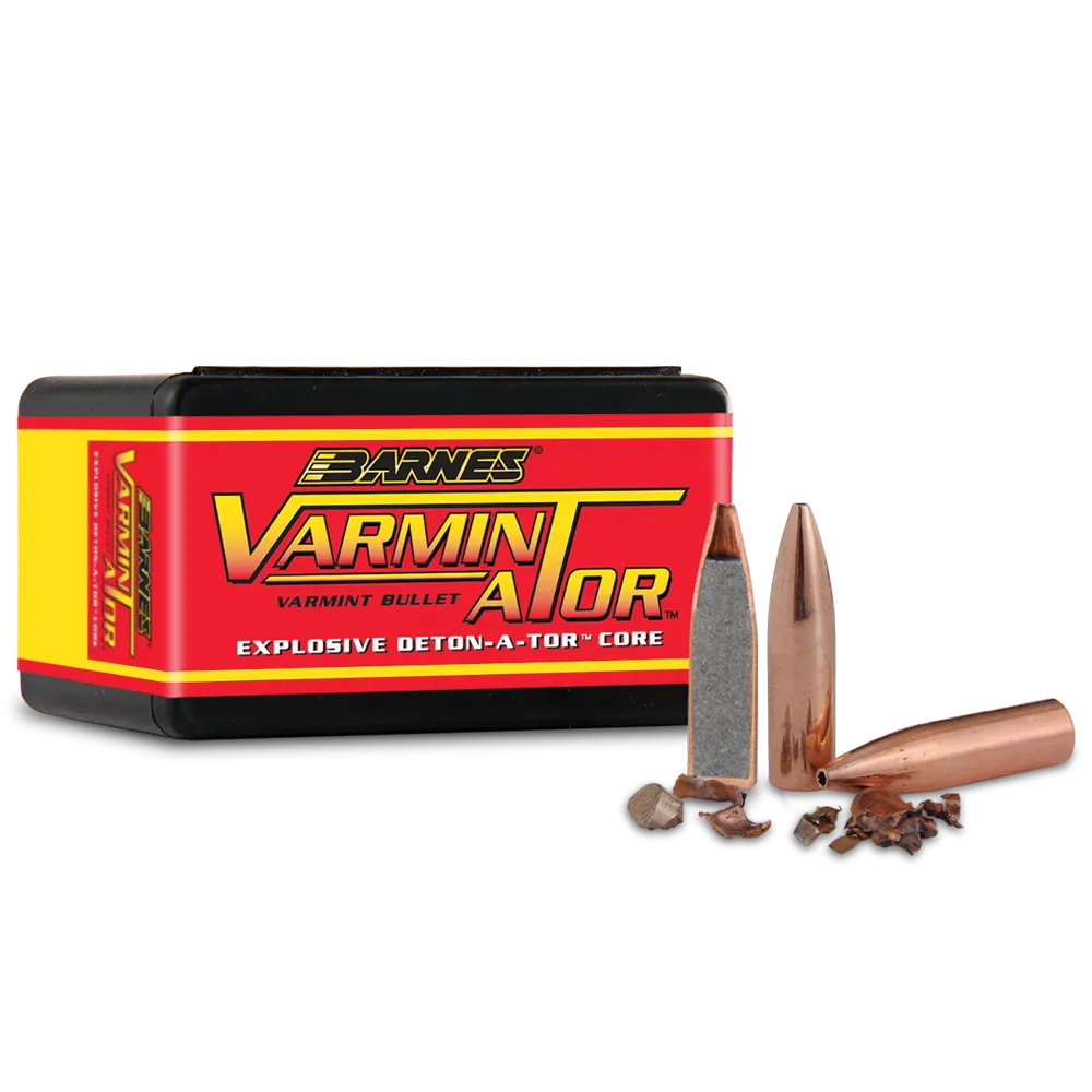 Barnes Varminator 6mm 58gr HP FB Projectiles - 100Pk