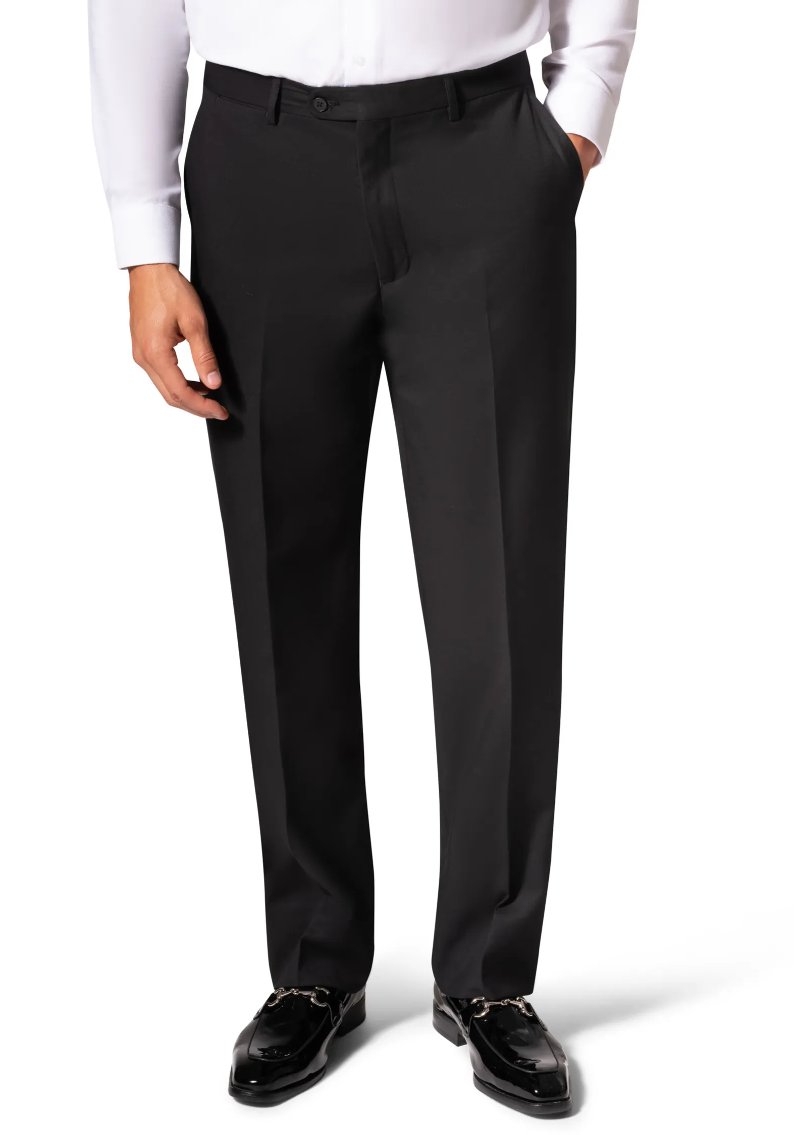 Berragamo A6732 D/B Modern Fit Suit - Black