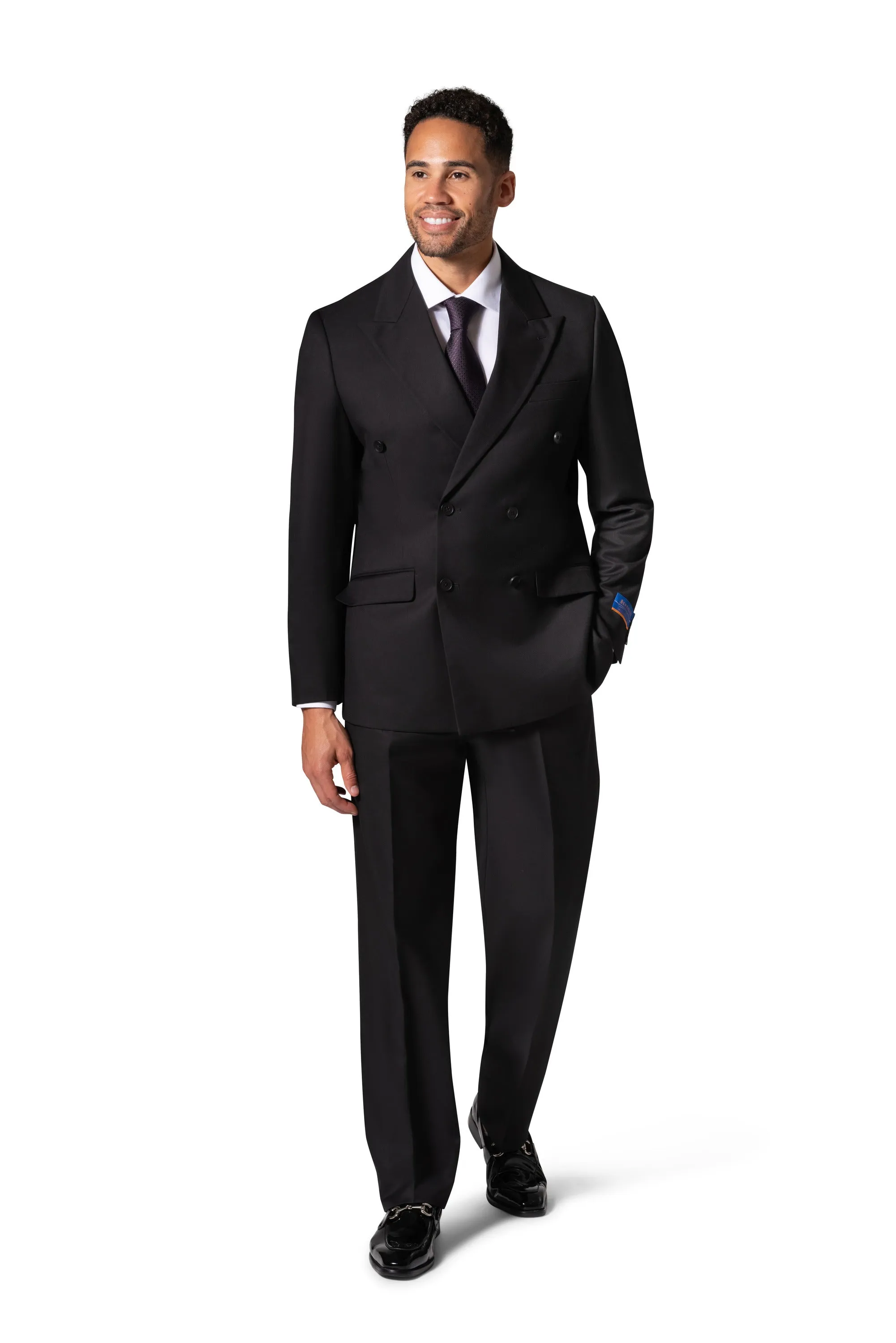 Berragamo A6732 D/B Tuxedo Modern Fit - Black