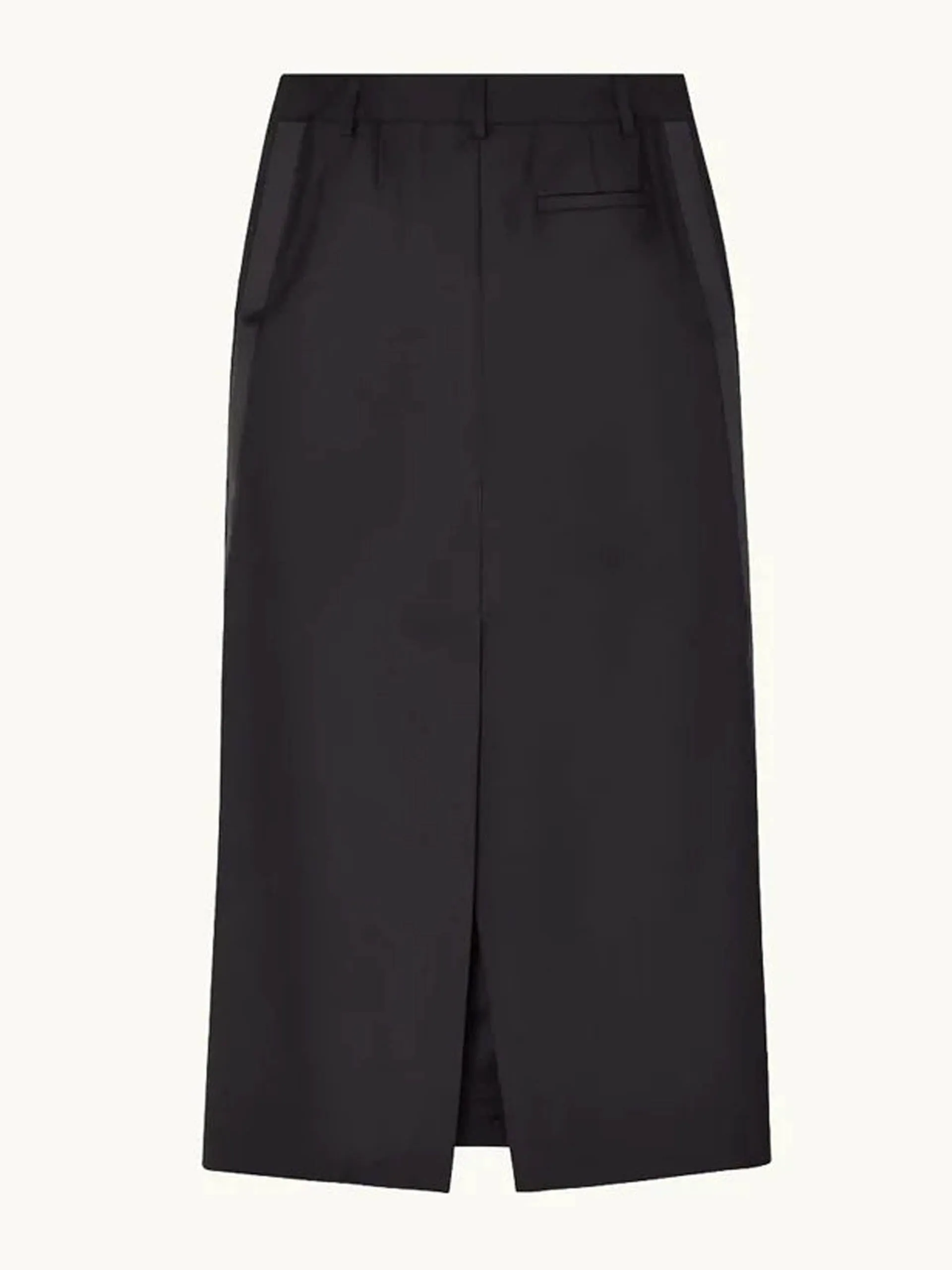 Black Olivia tuxedo skirt