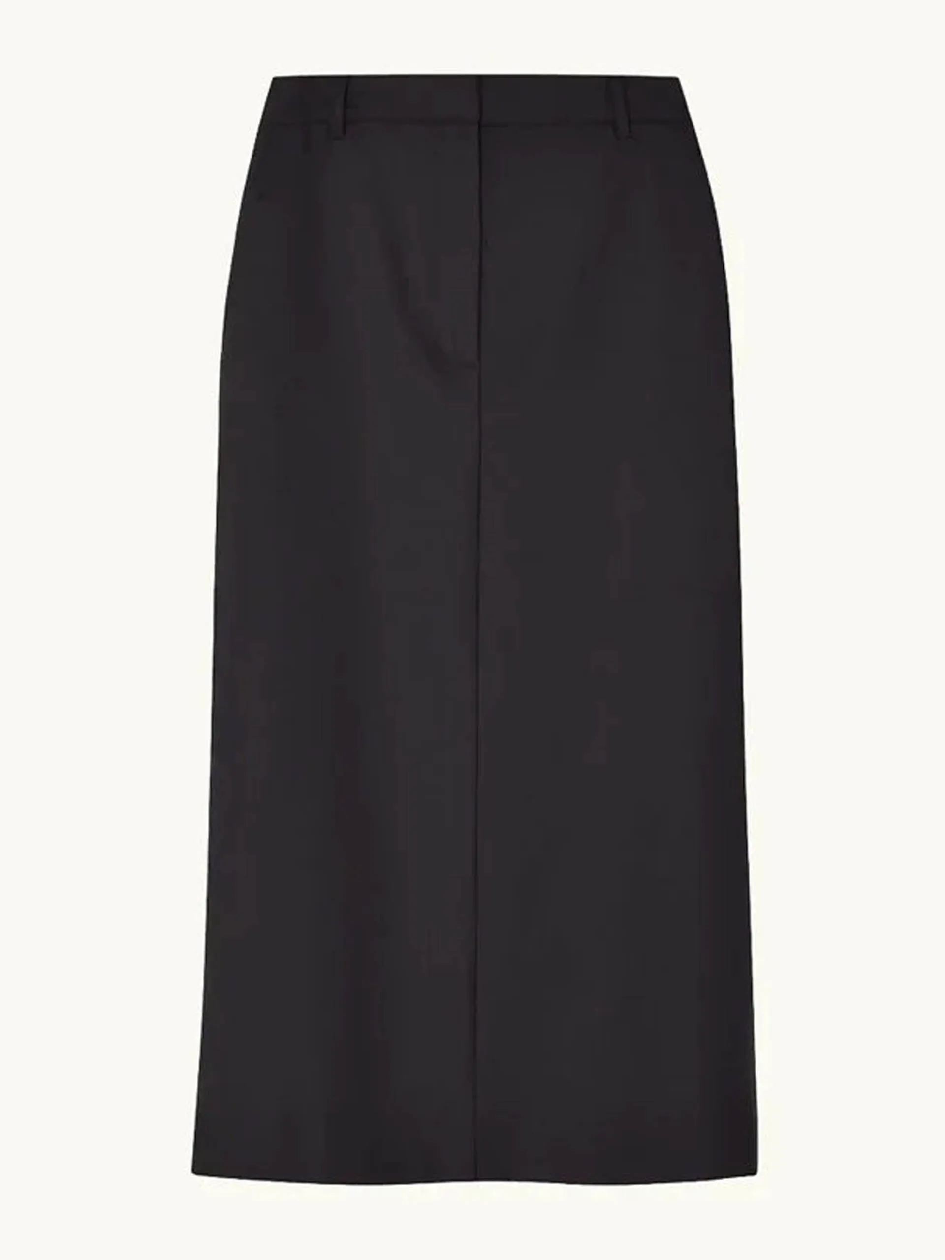 Black Olivia tuxedo skirt