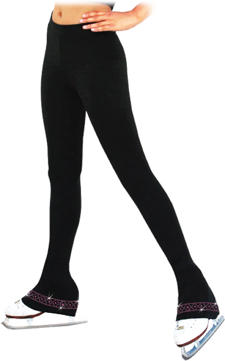 Chloe Noel PS735  Elite Over the Heel Leggings with front pocket & new Crystal design