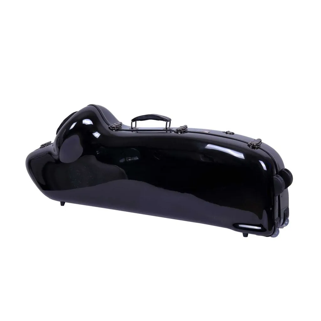 Crossrock CRF1020BS-BK Fiberglass Baritone Saxophone Case - Black