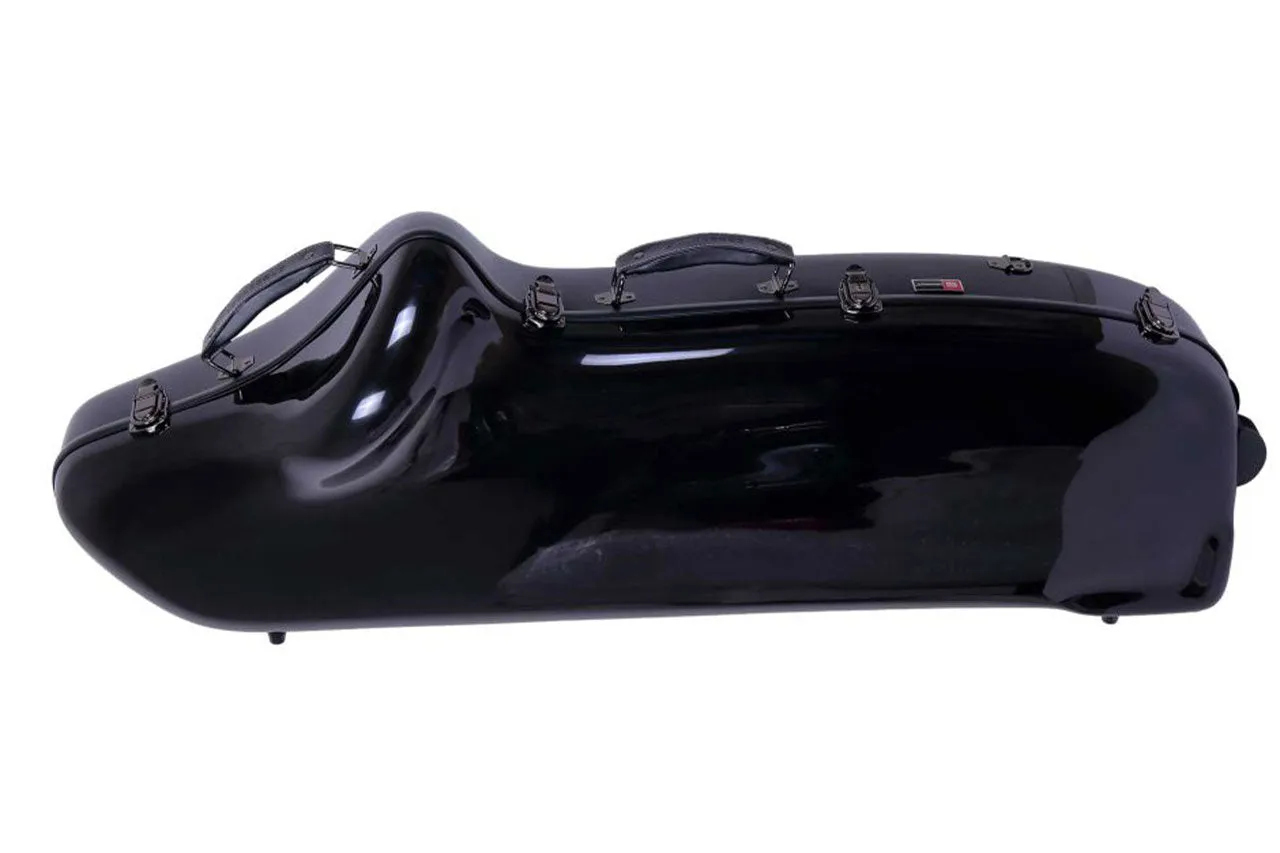 Crossrock CRF1020BS-BK Fiberglass Baritone Saxophone Case - Black