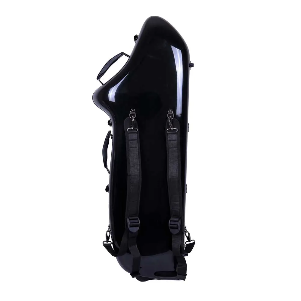 Crossrock CRF1020BS-BK Fiberglass Baritone Saxophone Case - Black