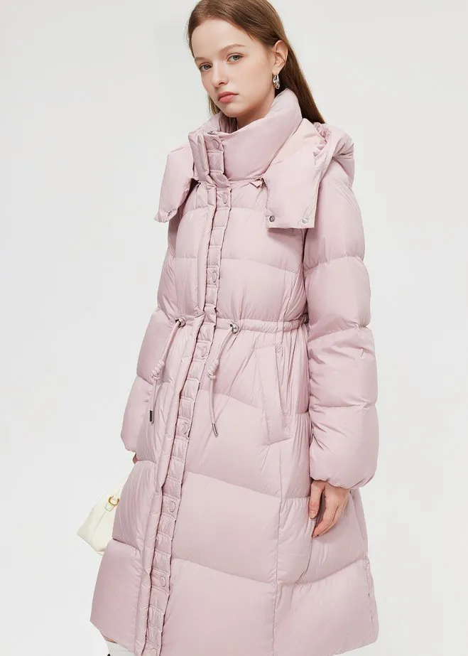 DRAWSTRING LONG DOWN JACKET