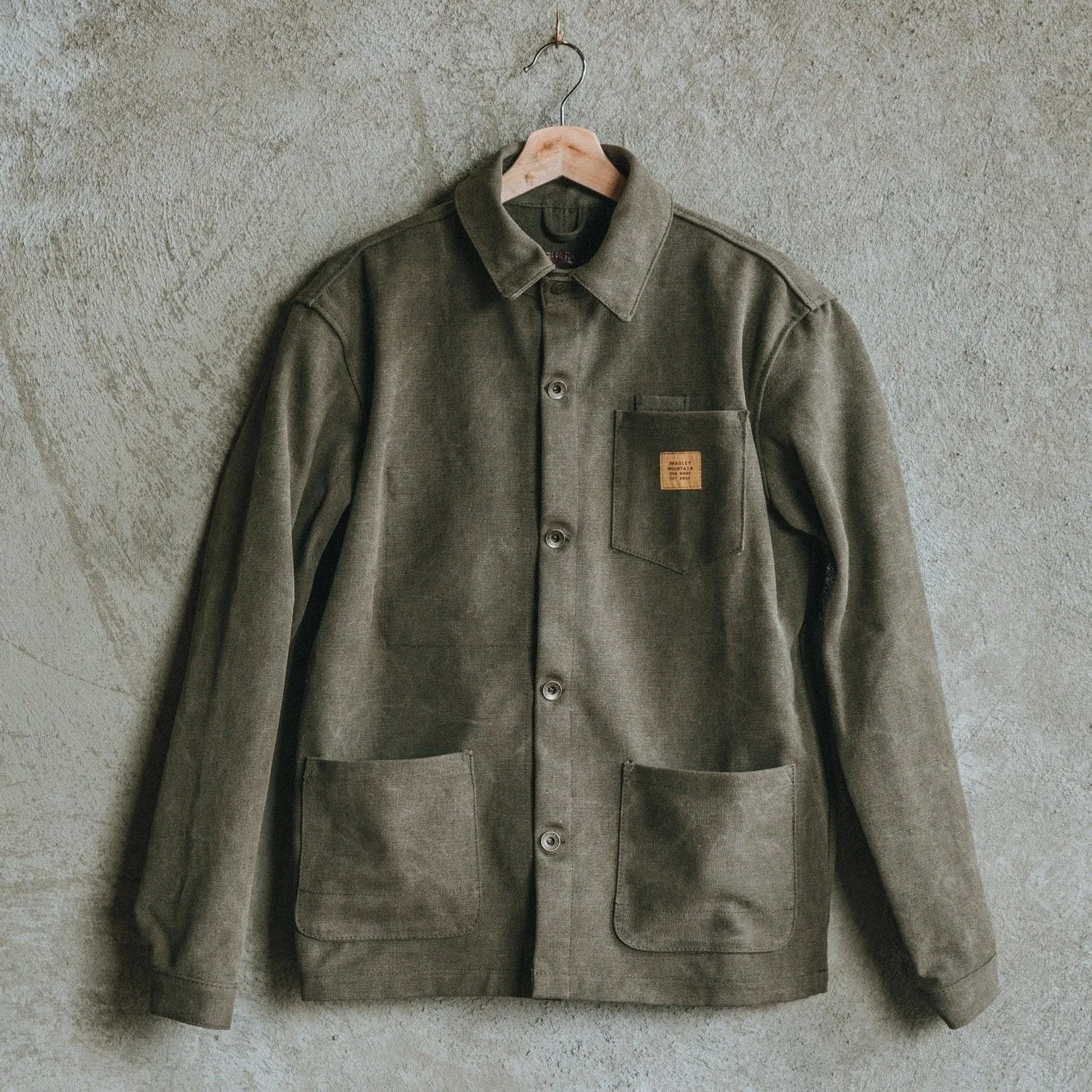 Edison Chore Coat - Stone Washed Olive