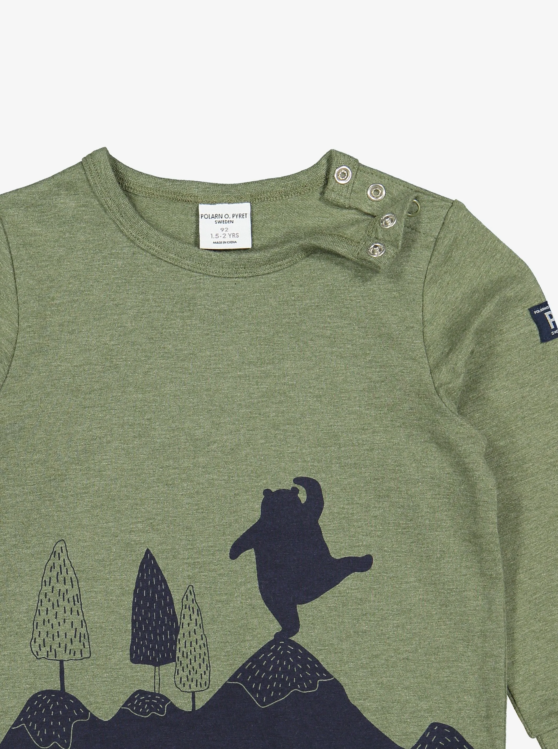 Forest Bear Kids Top