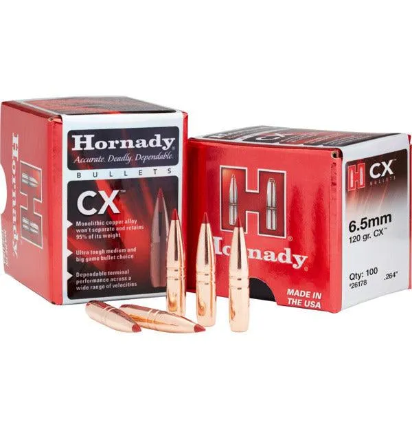 HORNADY .308 30 CAL 125 GRAIN HP PROJECTILES 100 PACK