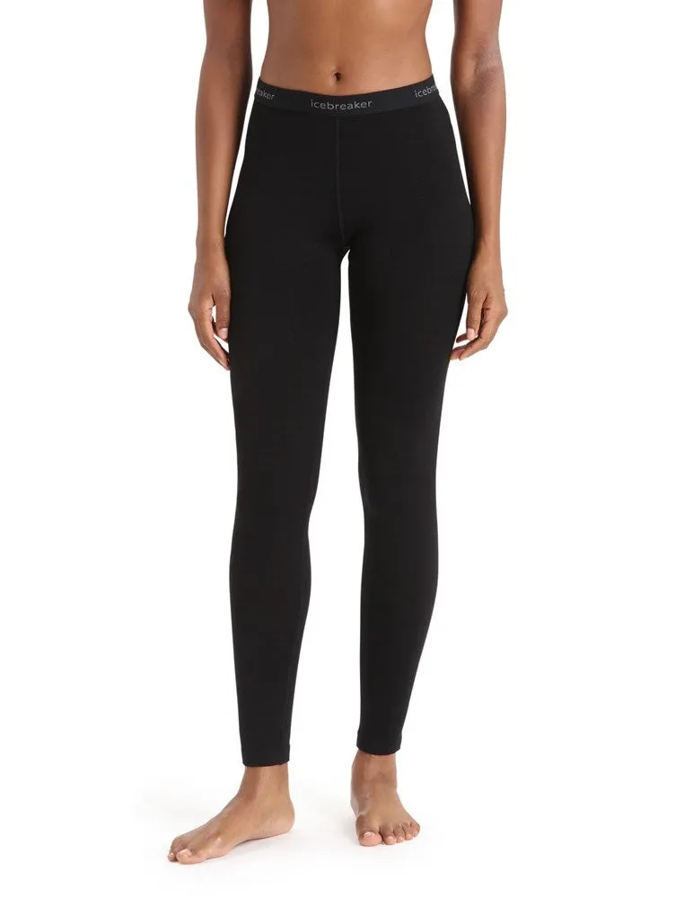 Icebreaker 260 Tech Women's Leggings - Black