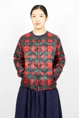 Ichi Antiquités x TAION Down Jacket Red Tartan