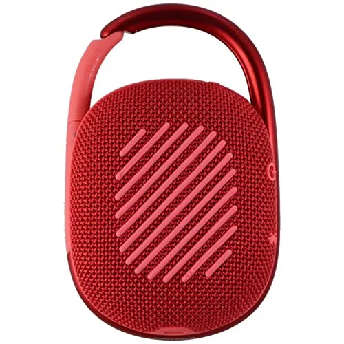 JBL Clip 4 Waterproof Portable Bluetooth Speaker Bundle with Megen Protective Hardshell Case (Blue)