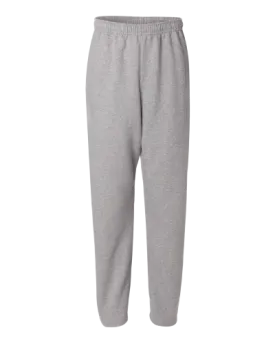 Jerzees Open Bottom Sweatpants with Pockets