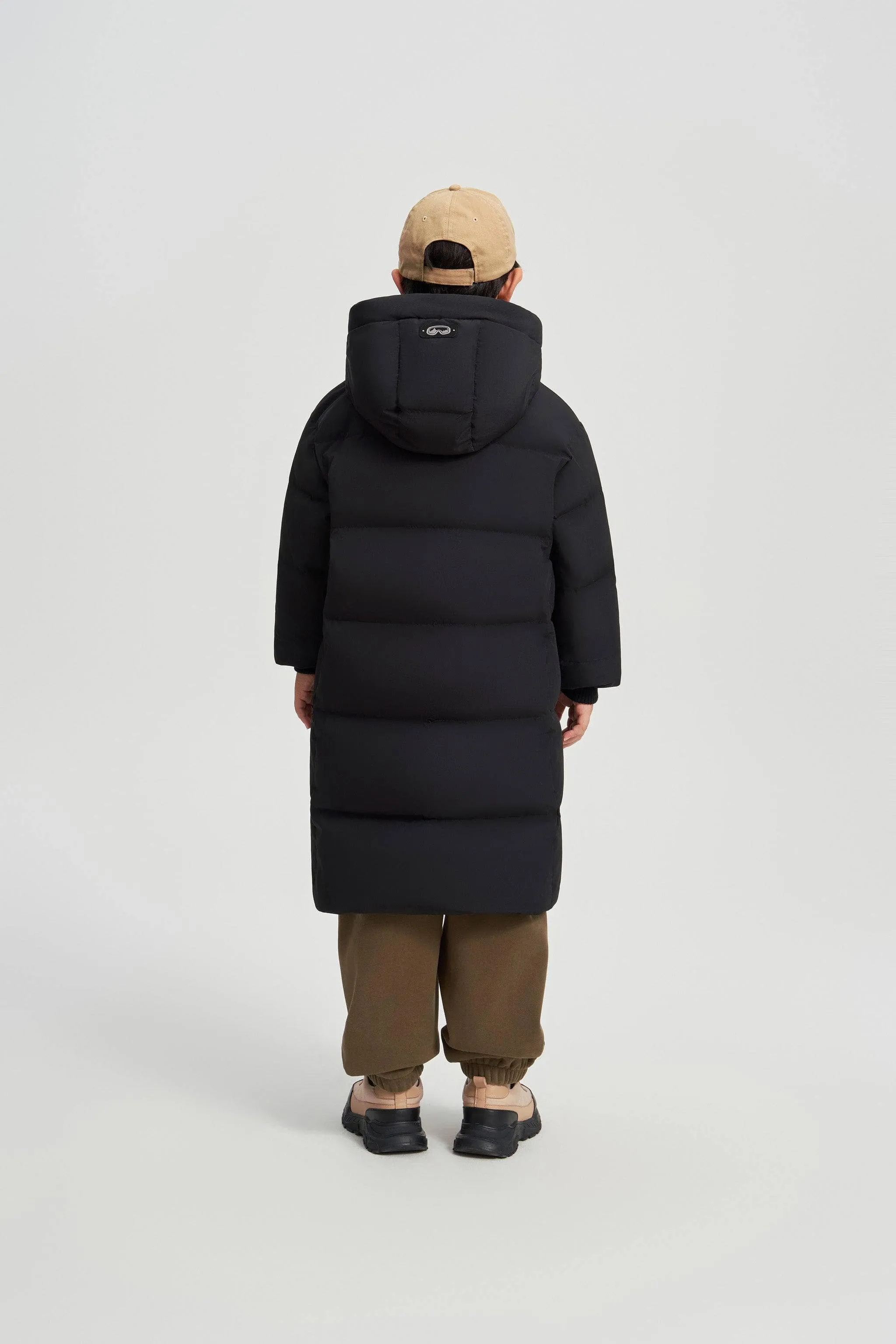 Kid's Long Down Coat