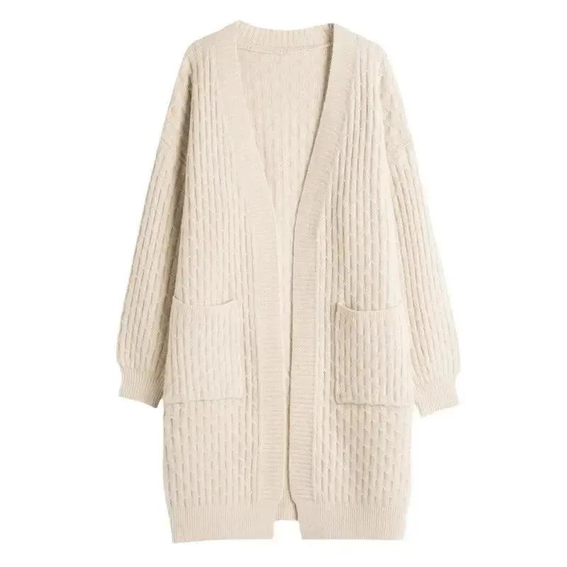 Knitted Thick Soft Loose Cardigan