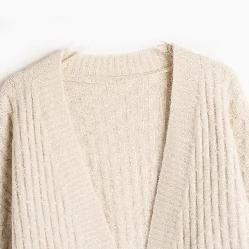 Knitted Thick Soft Loose Cardigan