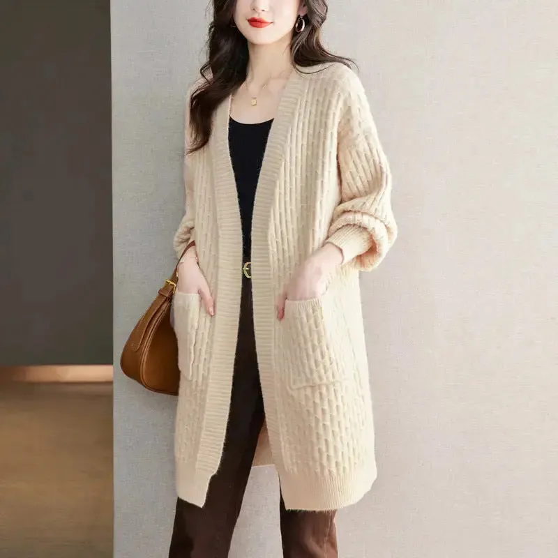 Knitted Thick Soft Loose Cardigan