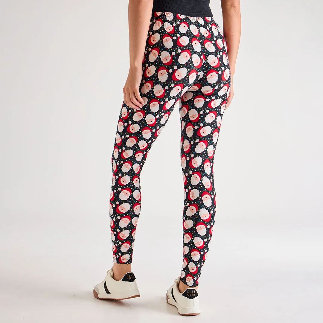 Ladies Christmas Santa Leggings