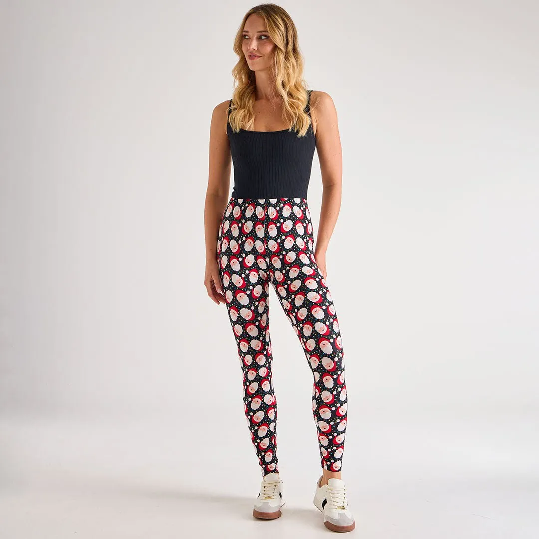 Ladies Christmas Santa Leggings