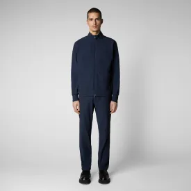 Men's Tulio Zip-Up Sweatshirt in Navy Blue