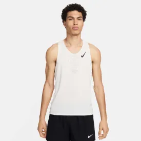 Nike | Men's AeroSwift Dri-FIT ADV Running Singlet - Summit White/Black