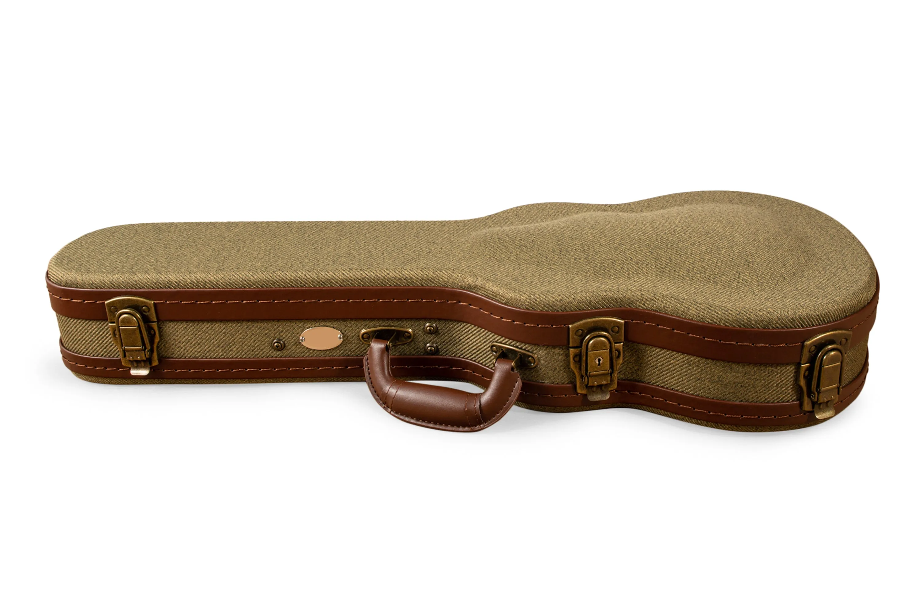 Ohana UOT-21 Olive Twill SOPRANO Ukulele Hardshell Case