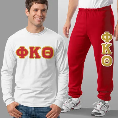 Phi Kappa Theta Long-Sleeve and Sweatpants, Package Deal - TWILL