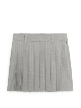 Pinstripe mini skirt