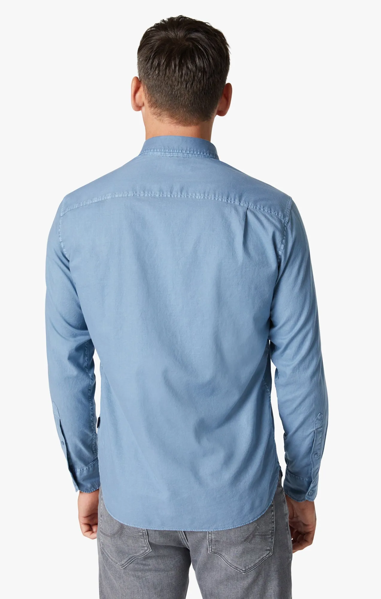 Poplin Shirt in Indigo