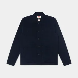 Seersucker Cord Utility Chore Jacket Mk II (Dark Navy)