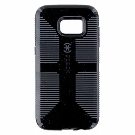 Speck CandyShell Grip Case Cover for Samsung Galaxy S7 Edge - Black / Gray