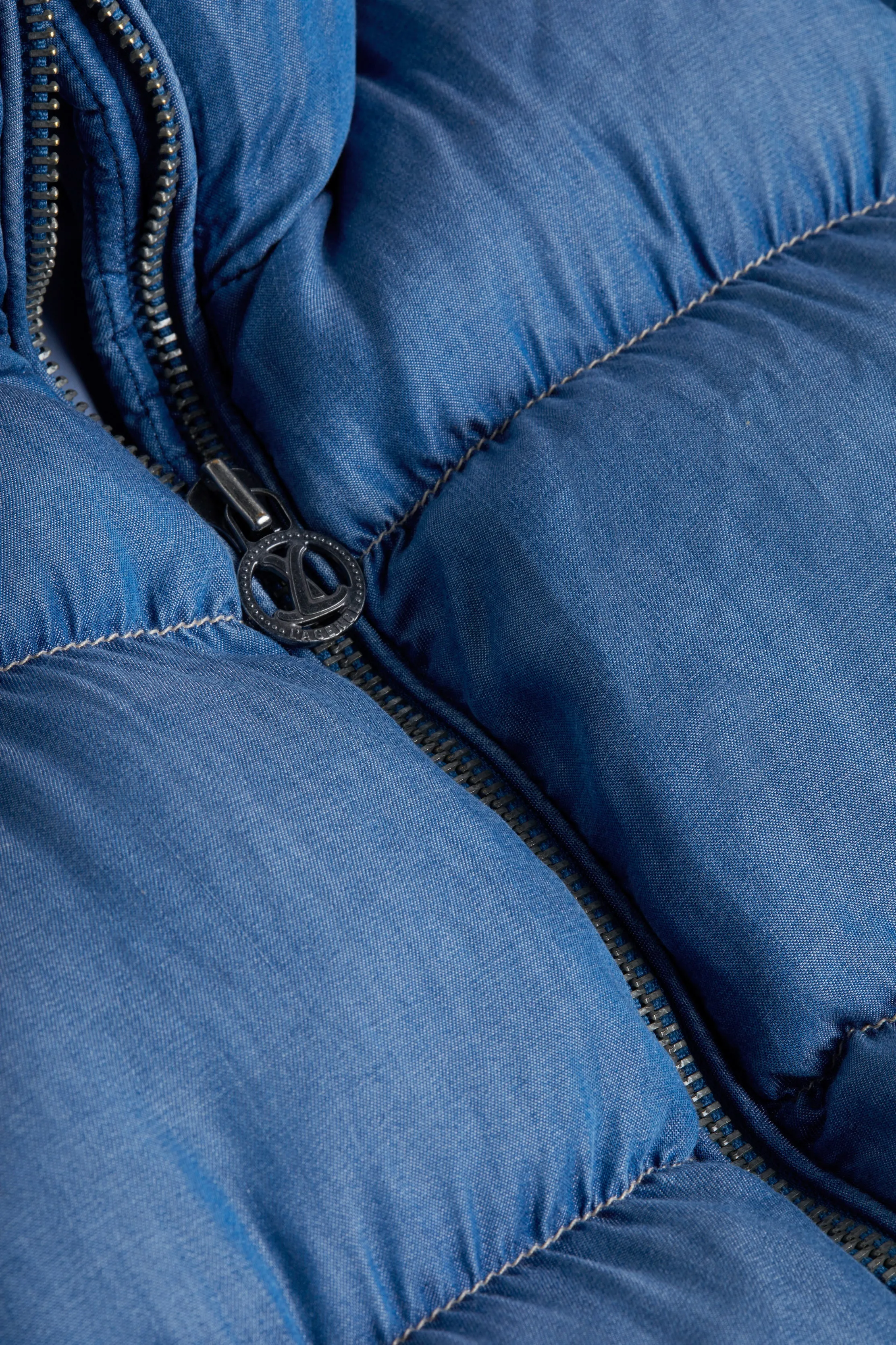 Stowe Denim Down Puffer Jacket