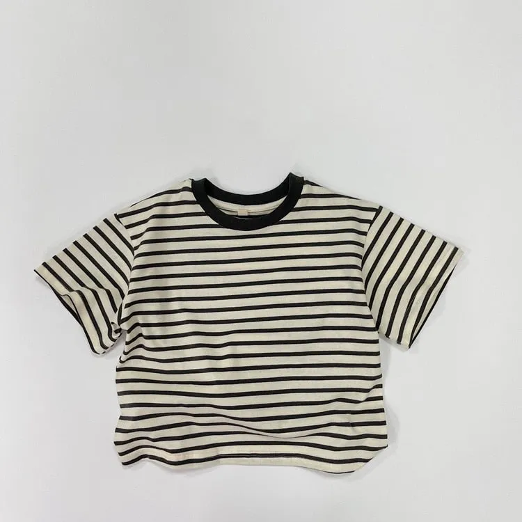 Striped  Casual T-Shirt