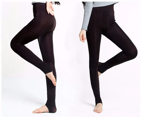 VenusFox Warm High Waist Velvet Leggings