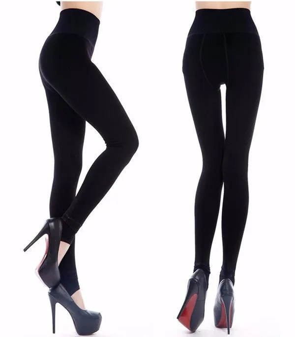 VenusFox Warm High Waist Velvet Leggings