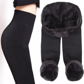 VenusFox Warm High Waist Velvet Leggings