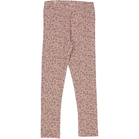 Wool Leggings - powder flowers